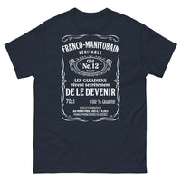 Thumbnail for T-shirt Franco-Manitobain marine - Les Canadiens Secrets