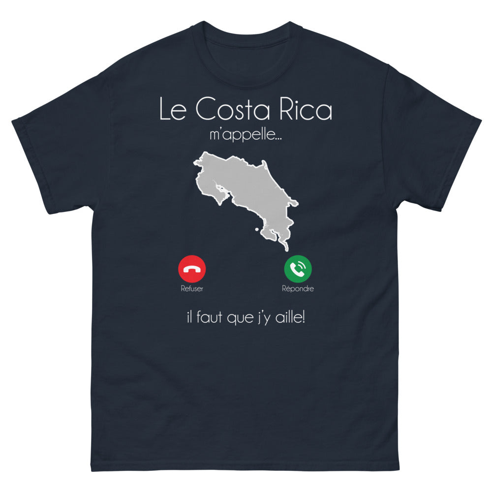 T-shirt Costa Rica marine - Le Costa Rica M'appelle, Il Faut Que J'y Aille!