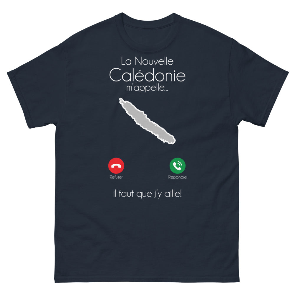 T-shirt Nouvelle-Calédonie marine - La Nouvelle-Calédonie m'appelle