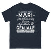 T-shirt Brésil noir - Fier mari d'une Brésilienne drôle