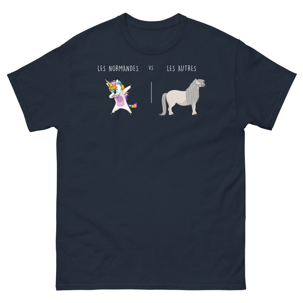 T-shirt Normandie marine - Les Normandes vs Les Autres