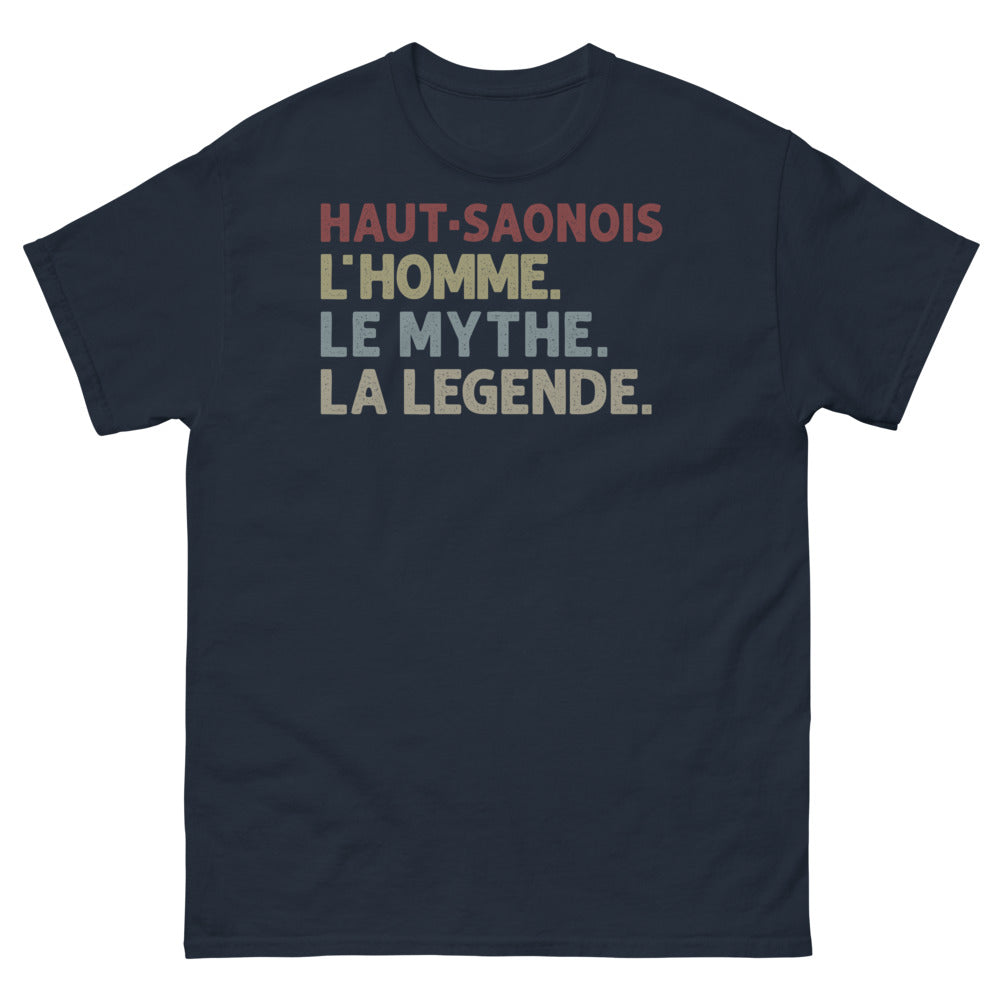 T-shirt Haut-Saônois marine - L'Homme, Le Mythe, La Légende