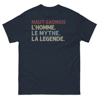 Thumbnail for T-shirt Haut-Saônois marine - L'Homme, Le Mythe, La Légende