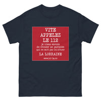 Thumbnail for T-shirt Lorraine bleu marine - Les Parisiens égarés en quête