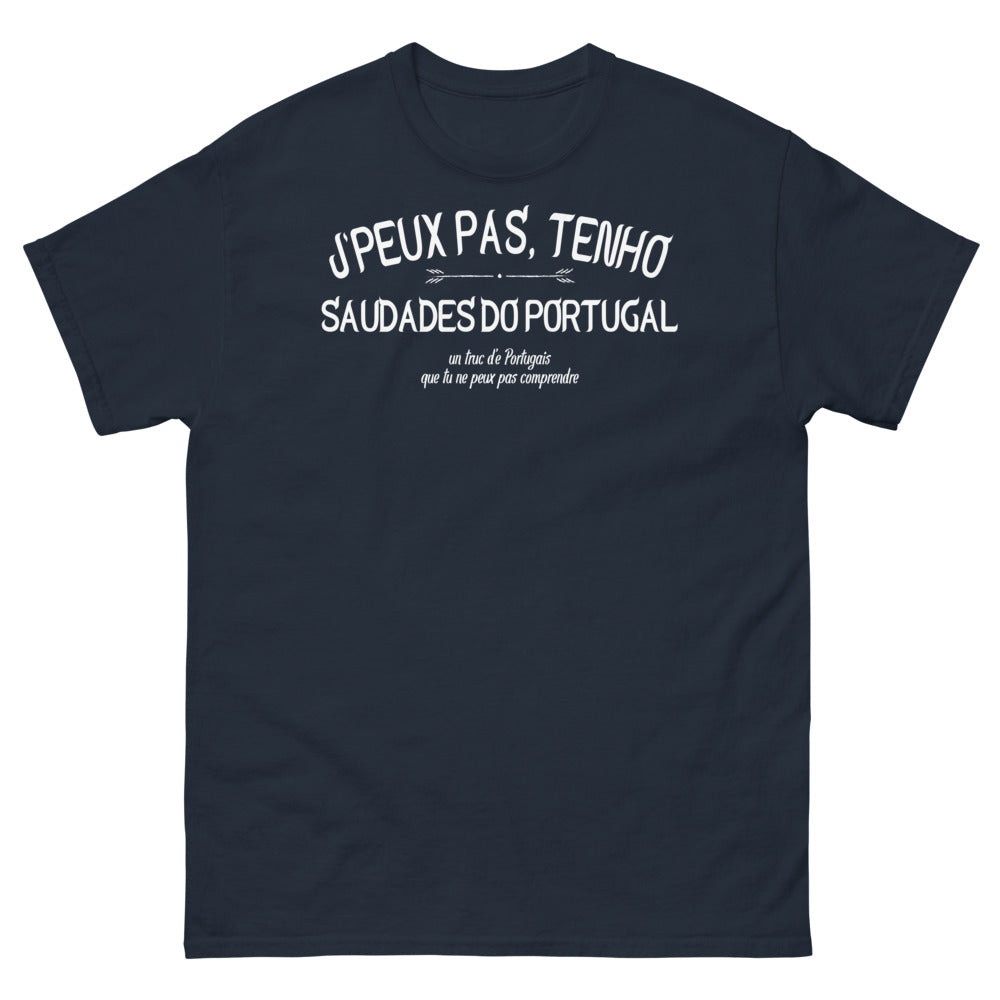 T-shirt Portugal marine - Humour et saudade