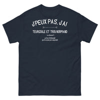 Thumbnail for T-shirt Normandie marine - Je peux pas, j'ai teurgoule