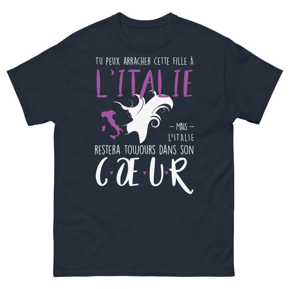 T-shirt Italie marine - L'Italie Dans Son Coeur