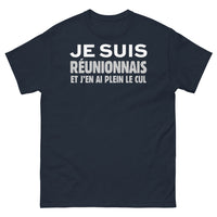 Thumbnail for T-shirt Réunionnais marine - J'en ai plein le cul