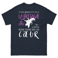Thumbnail for T-shirt Bretagne marine - La Bretagne dans le cœur