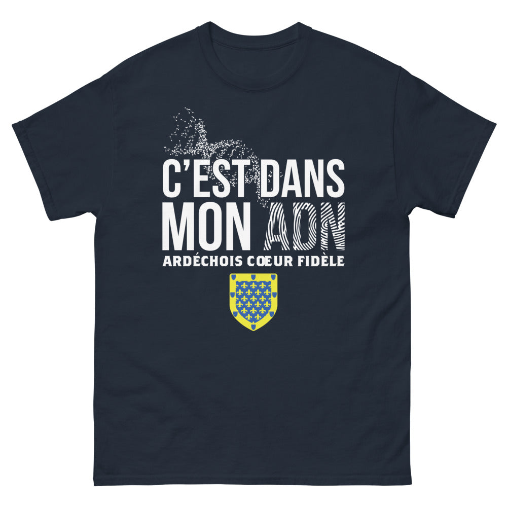 T-shirt Ardèche marine - C'est dans mon ADN