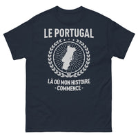 Thumbnail for T-shirt Portugal marine - Là où mon histoire commence