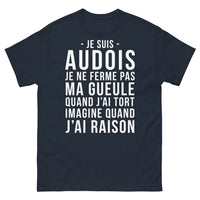 Thumbnail for T-shirt Aude marine - Je ne ferme pas ma gueule
