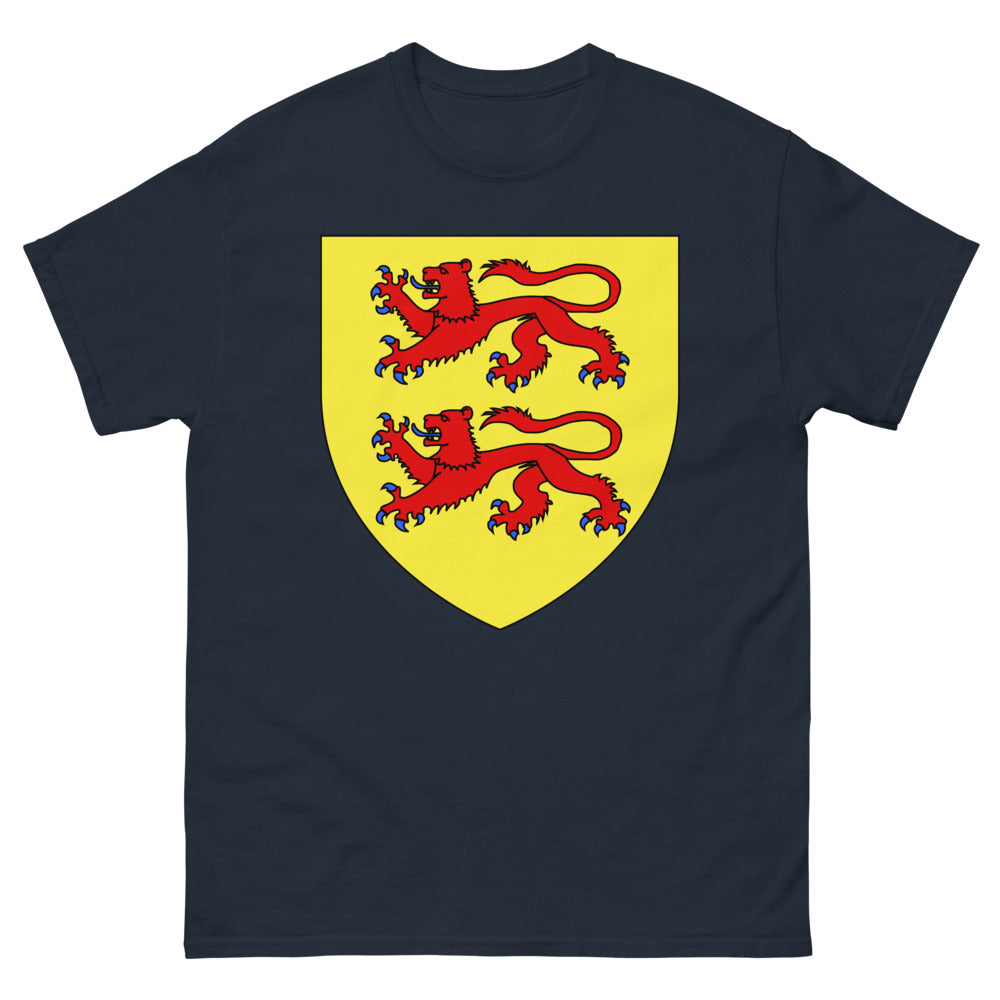 T-shirt design unique bleu marine - texte inspirant