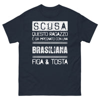 Thumbnail for T-Shirt Italia blu - Impegnato con una brasiliana figa tosta