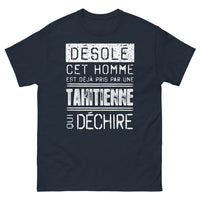 Thumbnail for T-shirt Tahiti marine - Désolé cet homme est déjà pris
