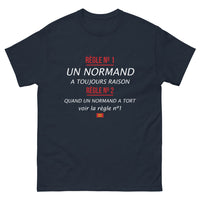 Thumbnail for T-shirt Normand marine - Un Normand a toujours raison