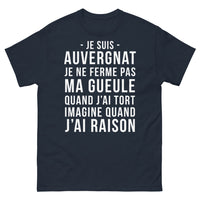 Thumbnail for T-shirt Auvergne marine - Je suis Auvergnat et fier