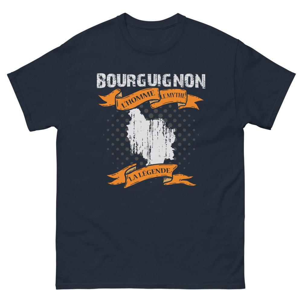 T-shirt Bourgogne marine - L'homme, le mythe, la légende