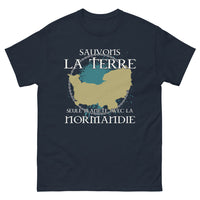 Thumbnail for T-shirt Normandie marine - Sauver la Terre avec humour