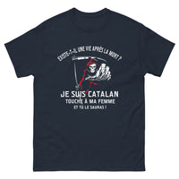 Thumbnail for T-shirt Catalan marine - Existe-t-il une vie après la mort ?