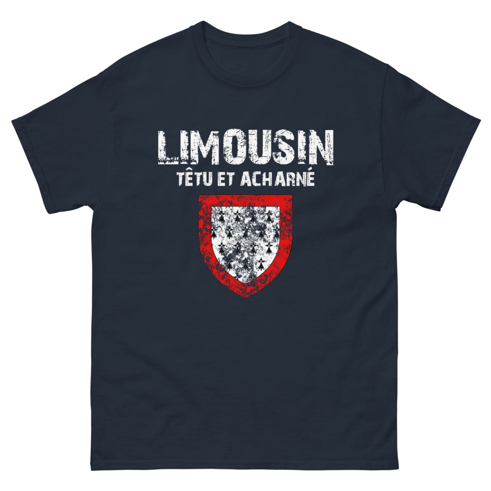 T-shirt Limousin marine - Têtu et Acharné