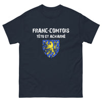 Thumbnail for T-shirt Franc-Comtois marine - Têtu et Acharné