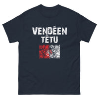Thumbnail for T-shirt Vendéen marine - Vendéen Têtu avec humour