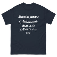 Thumbnail for T-shirt Normande marine - Si tu n'as pas une Normande dans ta vie