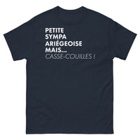 Thumbnail for T-shirt Ariège marine - Petite et sympa mais casse-couilles