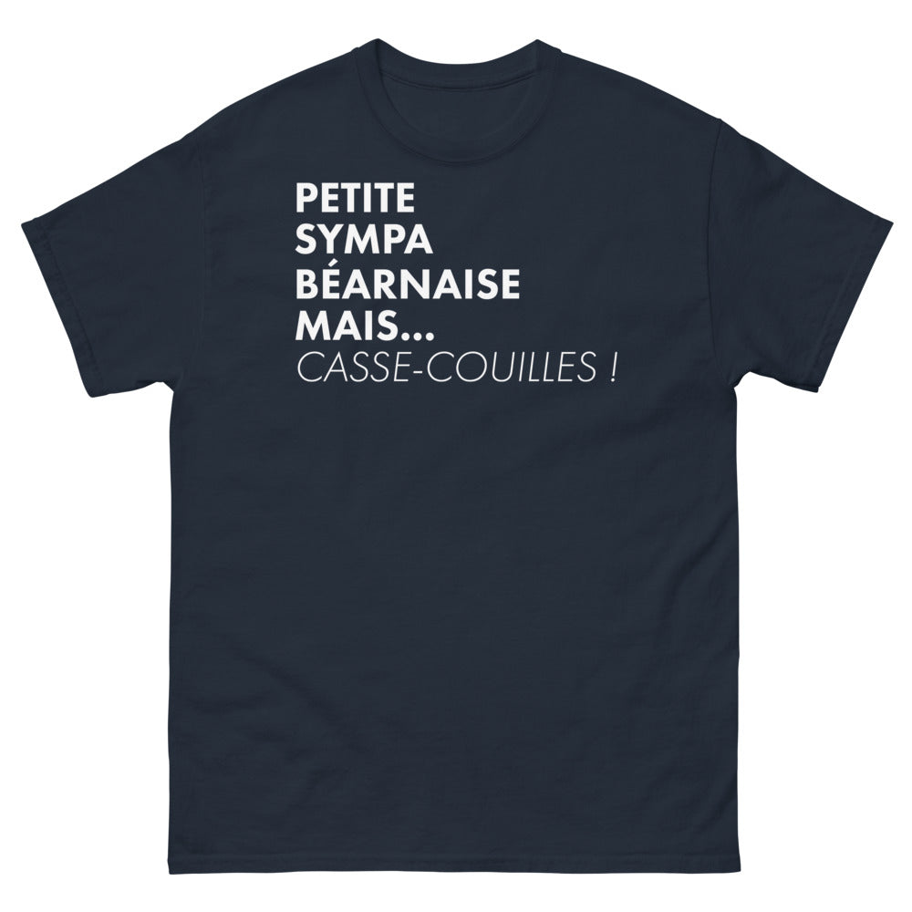 T-shirt Béarn noir dos - Béarnaise, mais Casse-Couilles