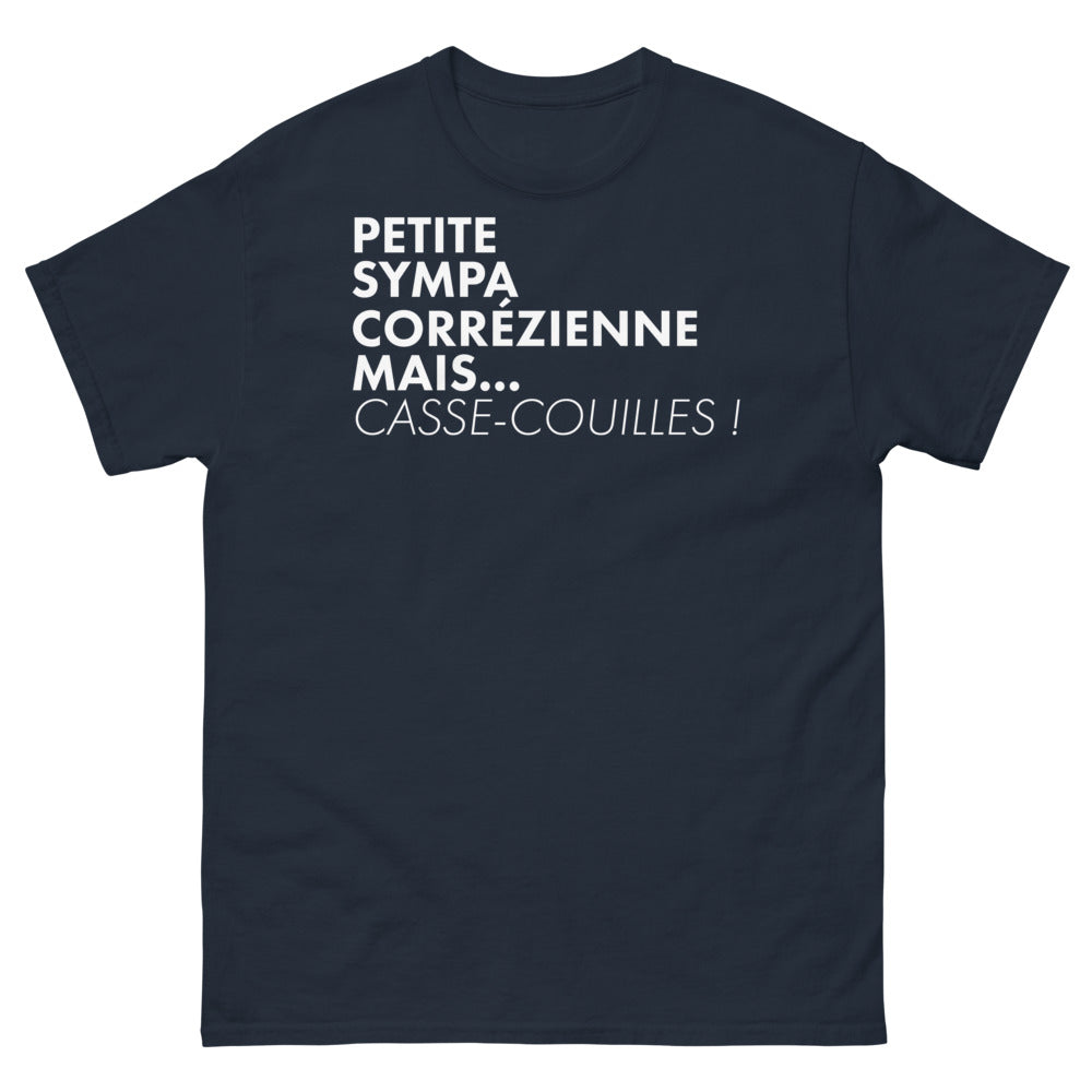T-shirt Corrèze marine - Originale et fiérote