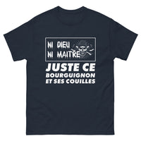 Thumbnail for T-shirt Bourgogne marine - Ni dieu ni maître, juste ce Bourguignon