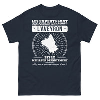 Thumbnail for T-shirt Aveyron marine - meilleur département de France