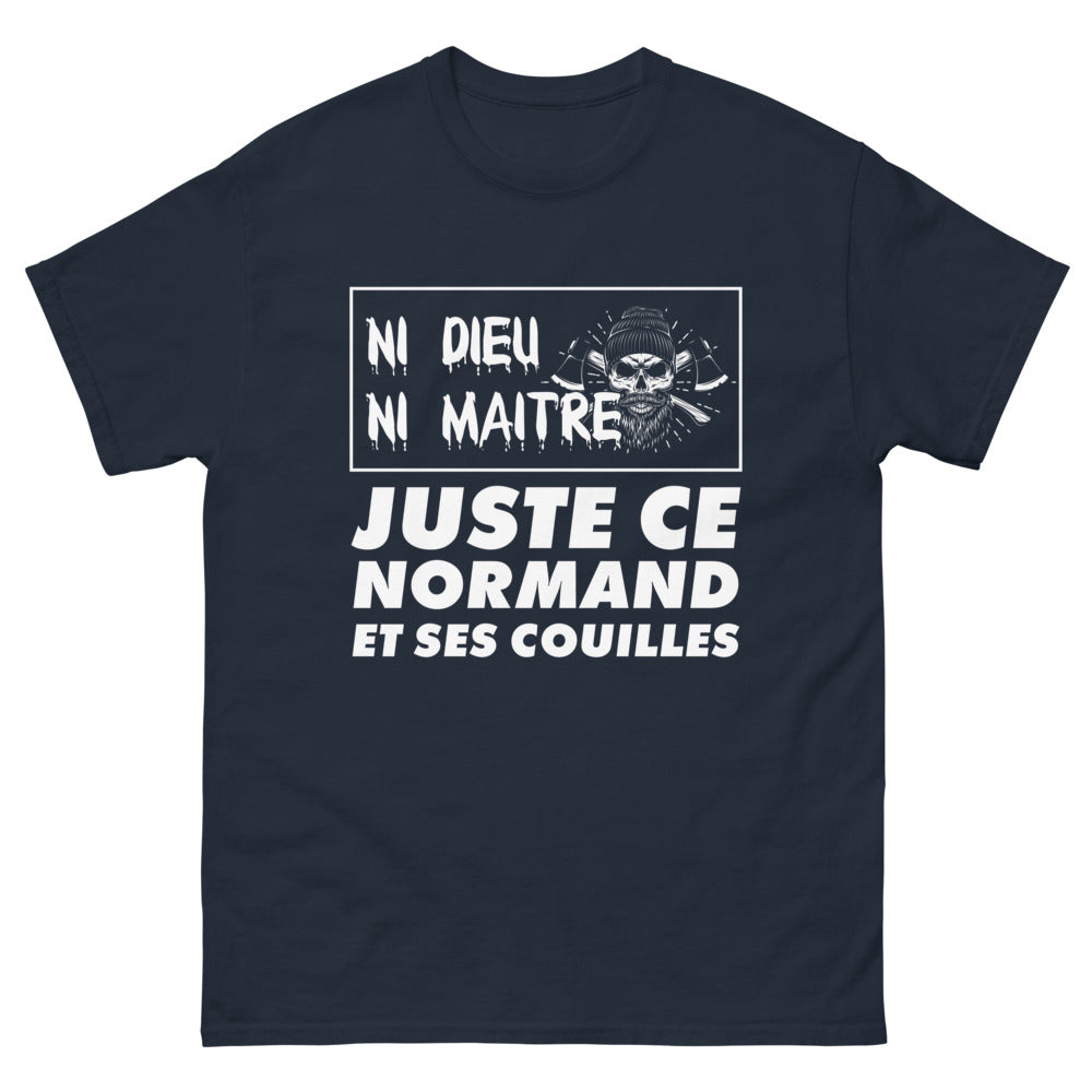 T-shirt Normand marine - Ni Dieu ni Maître, Juste ce Normand