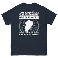Thumbnail for T-shirt Franche-Comté marine - Je suis en Franche-Comté