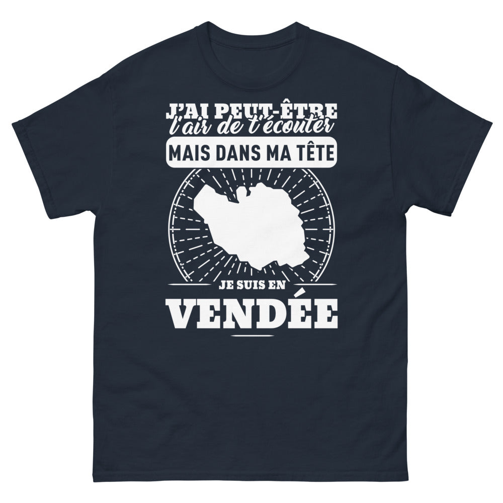 T-shirt Vendée marine - J'ai l'air de t'écouter