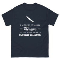 Thumbnail for T-shirt Nouvelle-Calédonie marine - Pas besoin de thérapie