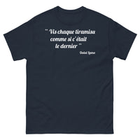 Thumbnail for T-shirt Tiramisu marine - Vis chaque tiramisu comme si c'était le dernier
