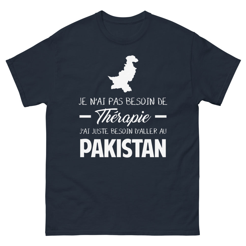T-shirt Pakistan marine - Je n'ai pas besoin de thérapie