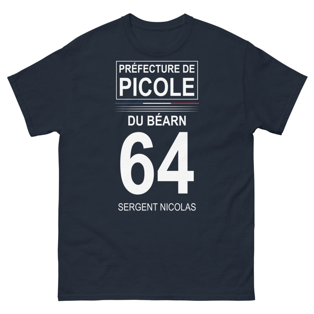 T-shirt Béarn marine - Préfecture de Picole du Béarn