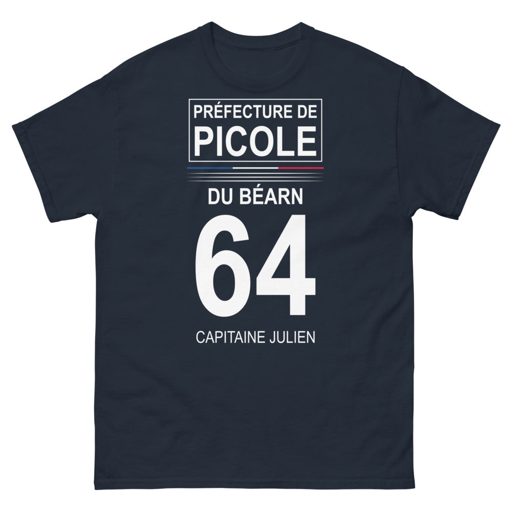 T-shirt Béarn marine - Préfecture de Picole du Béarn 64