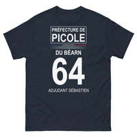 Thumbnail for T-shirt Béarn marine - Adjudant Sébastien, humour local