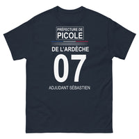 Thumbnail for T-shirt Ardèche marine - Préfecture de Picole et Adjudant Sébastien