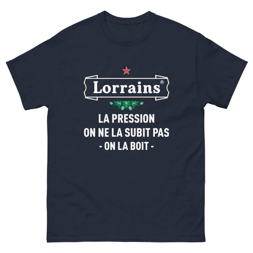 T-shirt Savourons la pression marine - La pression, on ne la subit pas