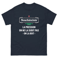 Thumbnail for T-shirt Passion Bière marine - La pression on ne la subit pas, on la boit
