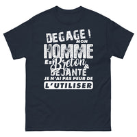 Thumbnail for T-shirt Bretagne marine - Dégage, mon homme est breton