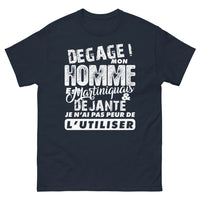 Thumbnail for T-shirt Martinique marine - Dégage, mon homme est Martiniquais