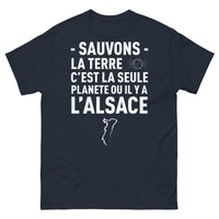 Thumbnail for T-shirt Alsace marine - Sauvons la terre, notre seule planète