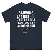 Thumbnail for T-shirt Normandie marine - Sauvons la Terre : amour pour la région