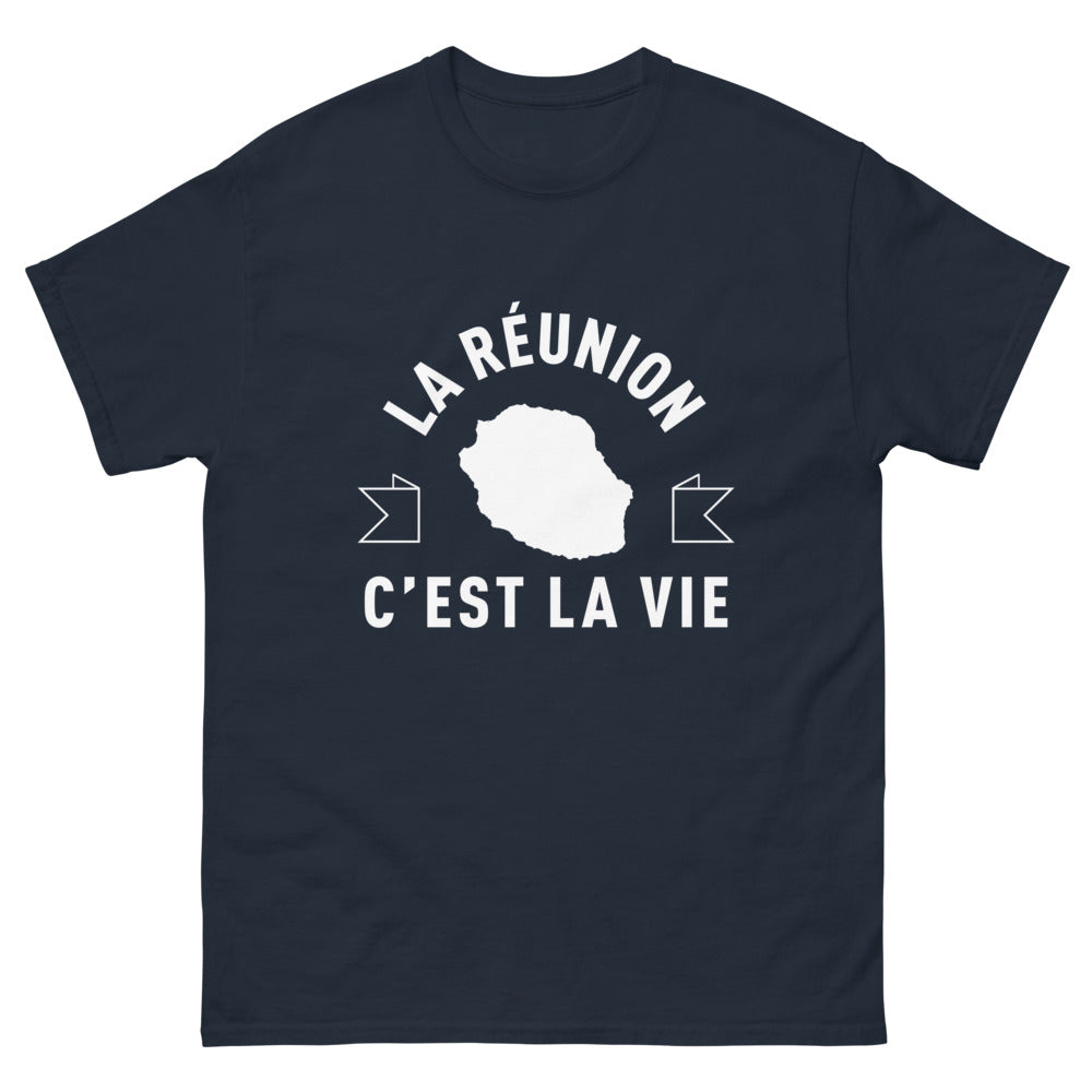 T-shirt La Réunion marine - La vie sur notre belle île